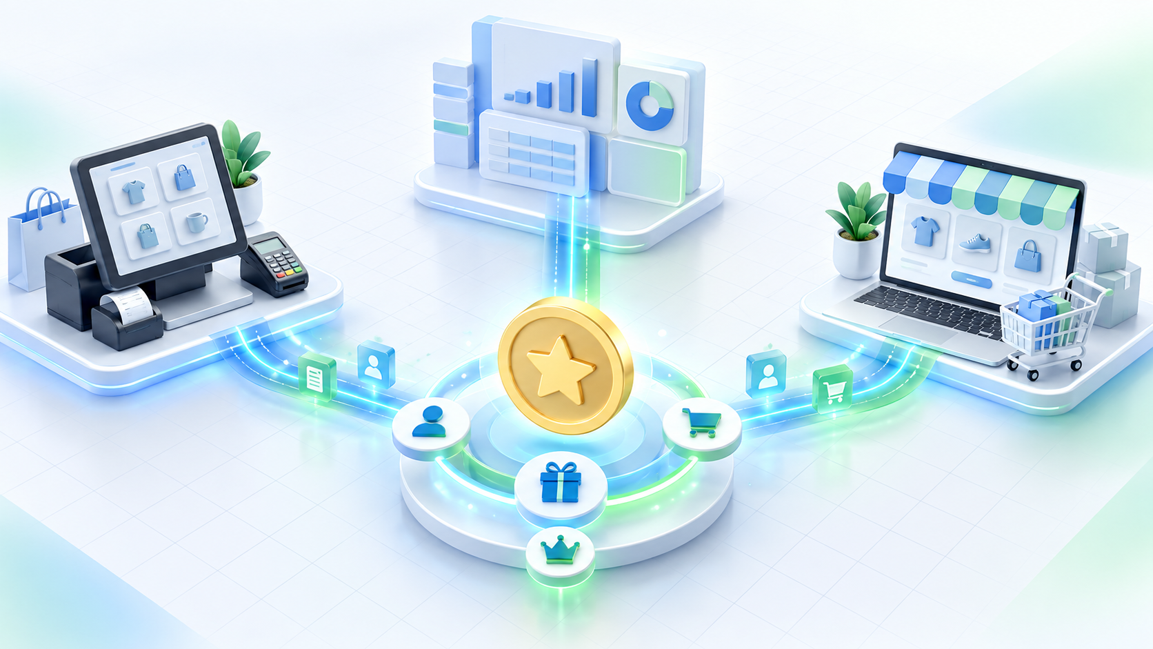 Integración de programas de fidelidad con ERP, PDV y comercio electrónico
